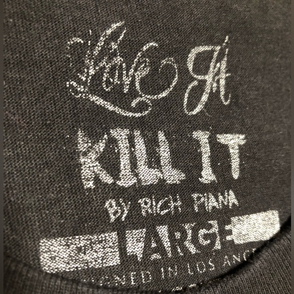 5% Nutrition “Love it Kill it” Black Custom Tank Top - Picture 2 of 3